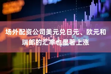 场外配资公司美元兑日元、欧元和瑞郎的汇率也显著上涨